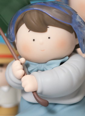 大美术馆 大艺术家系列第三季 莫奈世界名画手办桌面车载摆件礼物