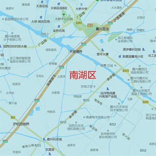 2021新款嘉兴市地图贴图办公室挂图高清防水墙壁贴超大装饰画定制