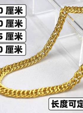 网红嘻哈大链子土豪男超粗项链塑料仿真直播道具社会人