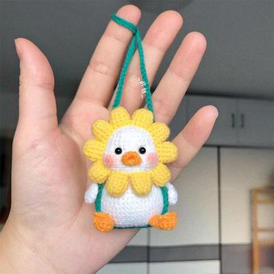 粥粥鸭玩偶挂件diy材料包