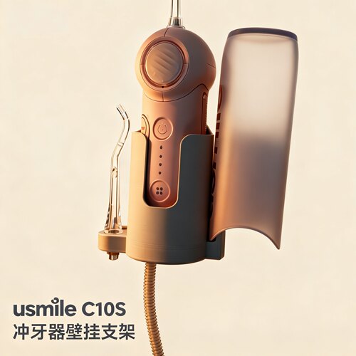 usmile C10S冲牙器壁挂架 免打孔 稳固防掉 沥水防霉 收纳座
