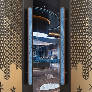 中式仿古铜大门拉手铝雕酒店宴会厅包厢实木门拉手高档玻璃门把手