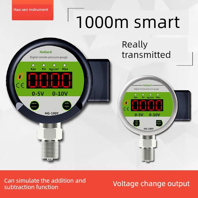 数字遥控压力表变频恒压供水/供水控制器0-0.6-1.0-1.6Mpa数字显