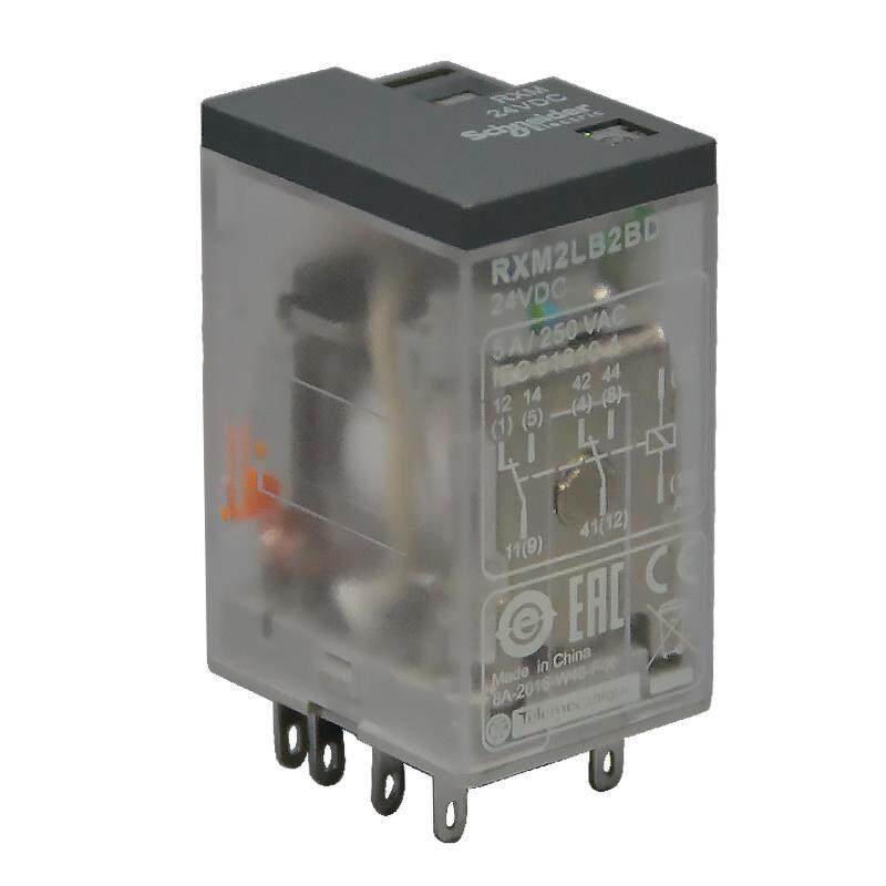 施耐德中间继电器RXM2LB1 RXM2LB2 JD BD ED B7 F7 P7 CD FD