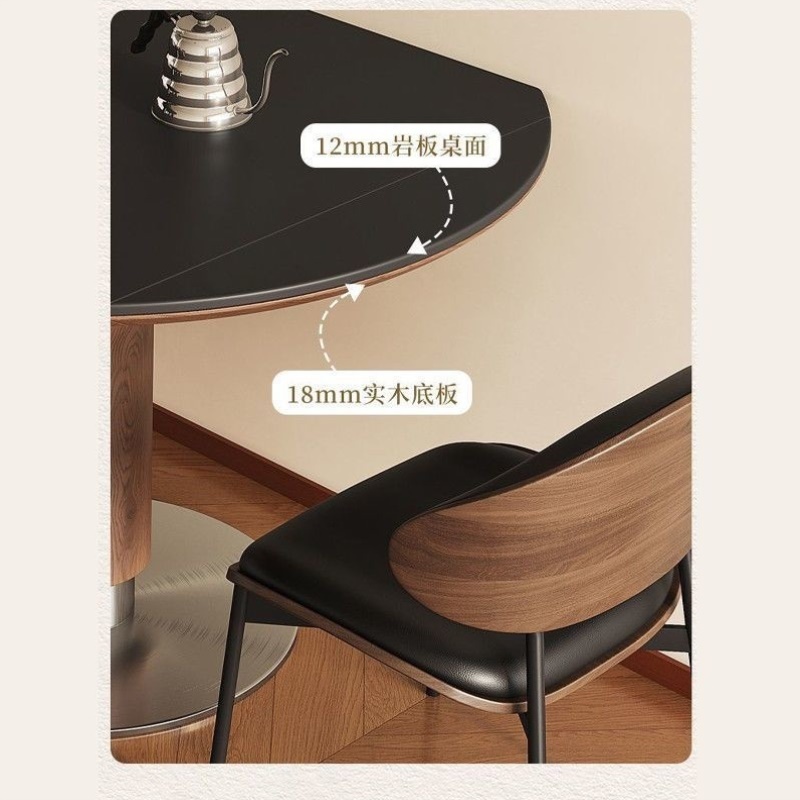 复古实木餐桌简约家用折叠古风餐桌椅组合小户型多功能餐桌