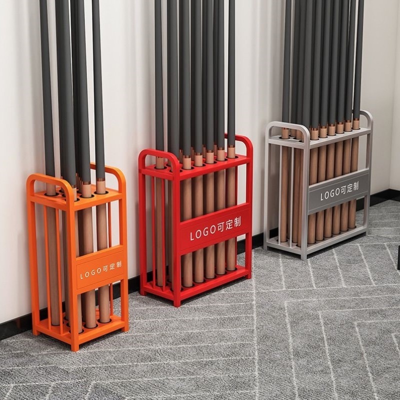 球杆落地式架杆放置桌球放杆俱乐部公杆收纳展示架存放支架