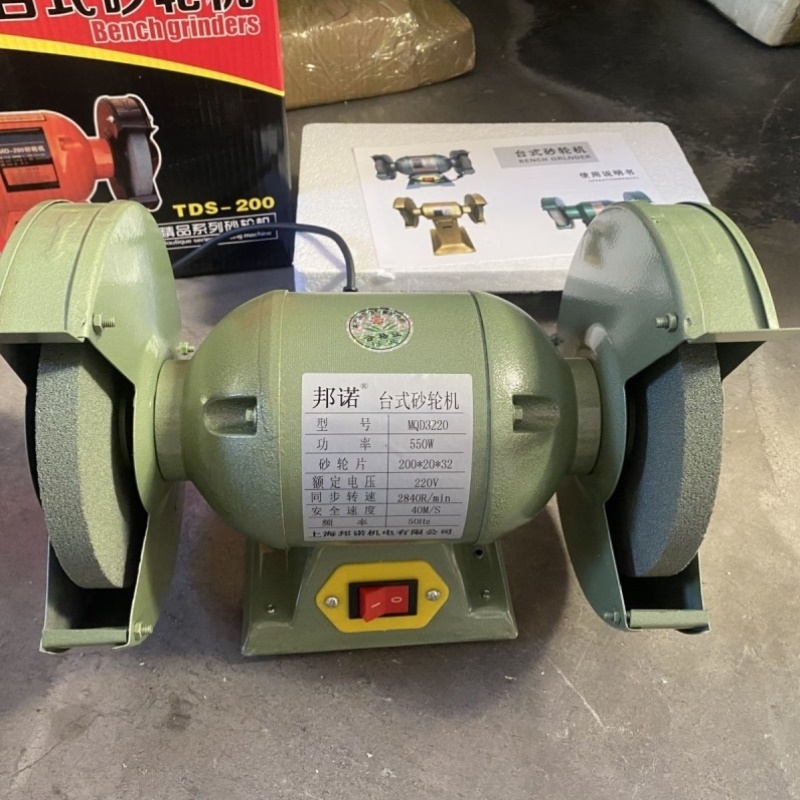 家用纯铜电机强力砂轮机多功能台式磨刀机抛光机台式砂轮机新款机
