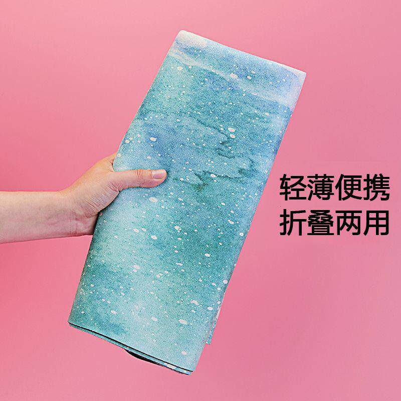 旅行天然橡胶超薄瑜伽垫