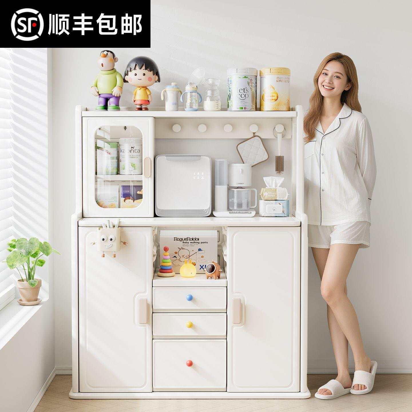 儿童喂养台收纳柜衣柜玩