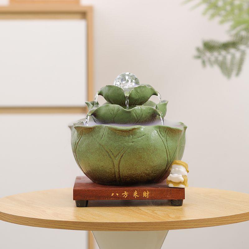 八方来财风水球招财循环