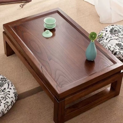 实木榻榻米茶几飘窗桌炕桌阳台小桌子简约榻榻米茶桌国学桌古琴桌