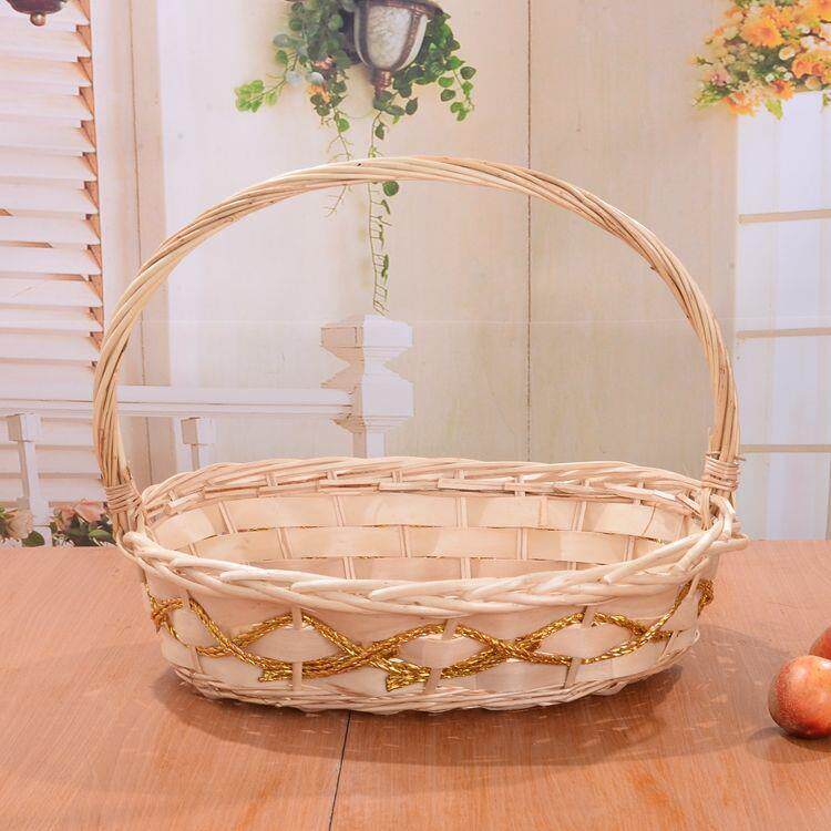 水果篮柳编鸡蛋篮藤编花