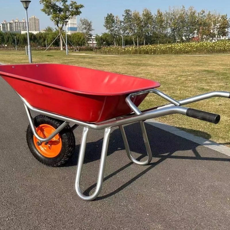 加厚农用独轮小推车单轮货车推沙泥土花园垃圾建筑大棚工地手推车