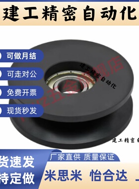 导向轮QBR01 02 03-D20 D30 D40-A4 A5 A7 A9-d3 d5 d6 V形槽60度