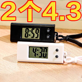 简约迷你时间表学生考试专用电子表宿舍桌面小时钟便携小挂表钥匙