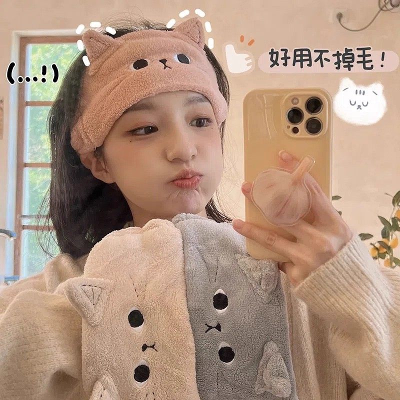秋冬可爱猫咪发箍女生洗脸化妆敷面膜束发带专用头饰月子护额头巾,饰品/流行首饰/时尚饰品新,发饰,淘宝优惠券,粉丝福利购,淘宝优惠卷