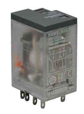 施耐德中间继电器RXM2LB1 RXM2LB2 JD BD ED B7 F7 P7 CD FD