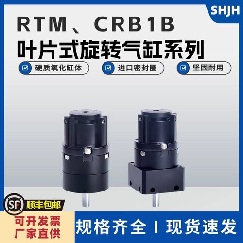 气立可型叶片旋转气缸RTM RTMF10*15*20*30*40X90X180X270-L-C2-S