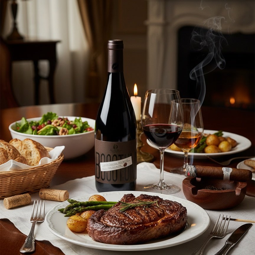 阳光酒庄博赛图珍酿赤霞珠干红葡萄酒750ml（咖啡风味）