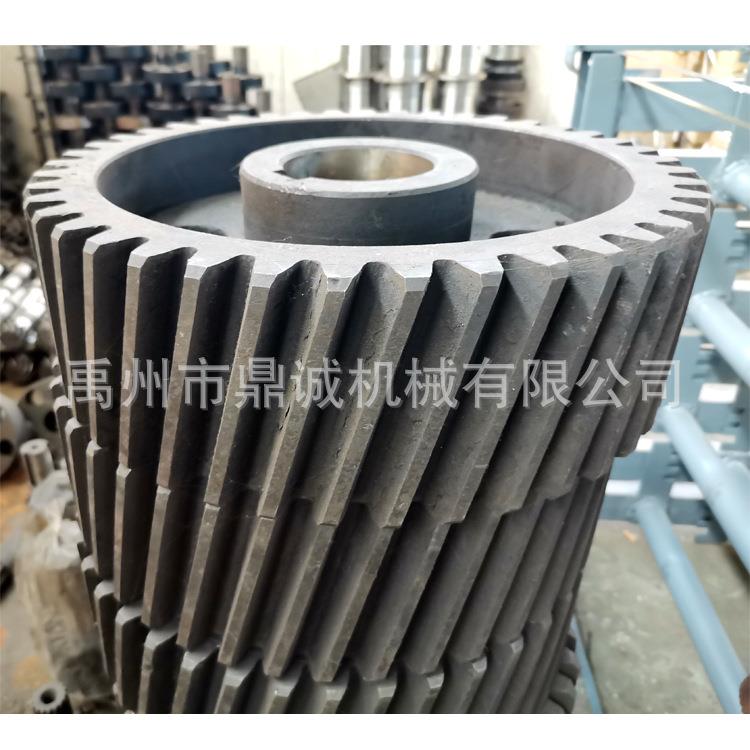 SD80/150减速机配件斜齿轮 皮带机40T二轴弧齿盘、四轴直齿轮