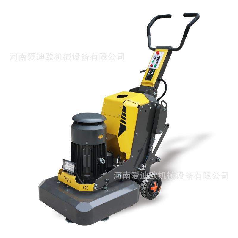 720型四盘研磨机 驱动行走12头打磨机 干湿水泥地面打磨机