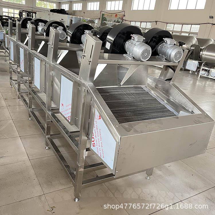 木耳翻转式除水风干机 金针菇沥水风干设备 小咸鱼风干流水线