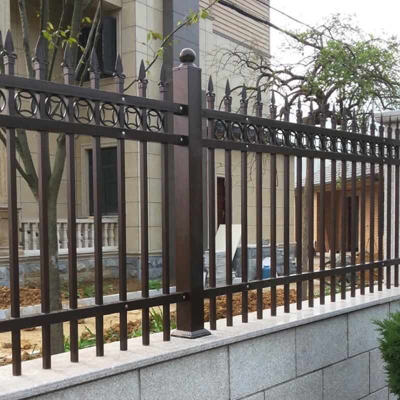 栅栏锌钢艺术护栏户外阳台镀锌栏杆栅栏花园铝合金房屋庭院门栅栏