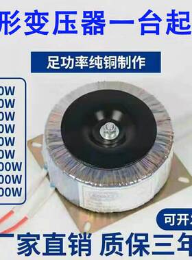 环形变压器 单相隔离电源环牛380v变220v转12v24v36v48v60Wv72v11