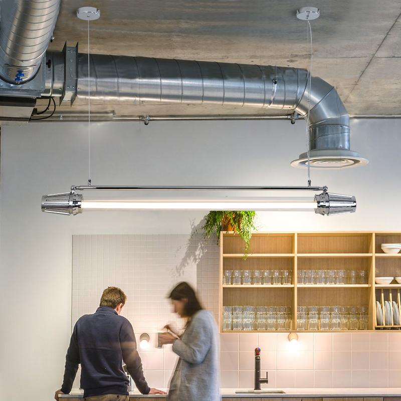 设计师吧台吊灯loft工业风复古餐厅网红咖啡蛋糕店办公室长条吊灯