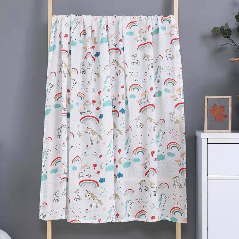 纯棉纱布薄款新生儿包巾夏季婴儿浴巾宝宝柔软包被夏凉被抱被,婴童用品,浴巾,淘宝优惠券,粉丝福利购,淘宝优惠卷