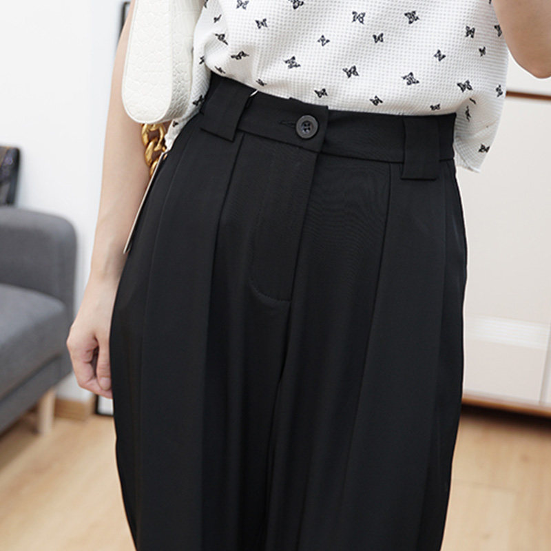 110-210斤 显瘦遮肚子薄高腰大码西装裤夏裤口卷边直筒裤九分裤女,女装/女士精品,大码连衣裙,淘宝优惠券,粉丝福利购,淘宝优惠卷