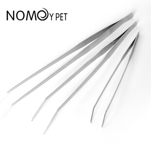 爬虫不锈钢喂食镊子爬宠守宫鬃狮蜥蜴宠物蛇38CM48CM加长加厚虫夹