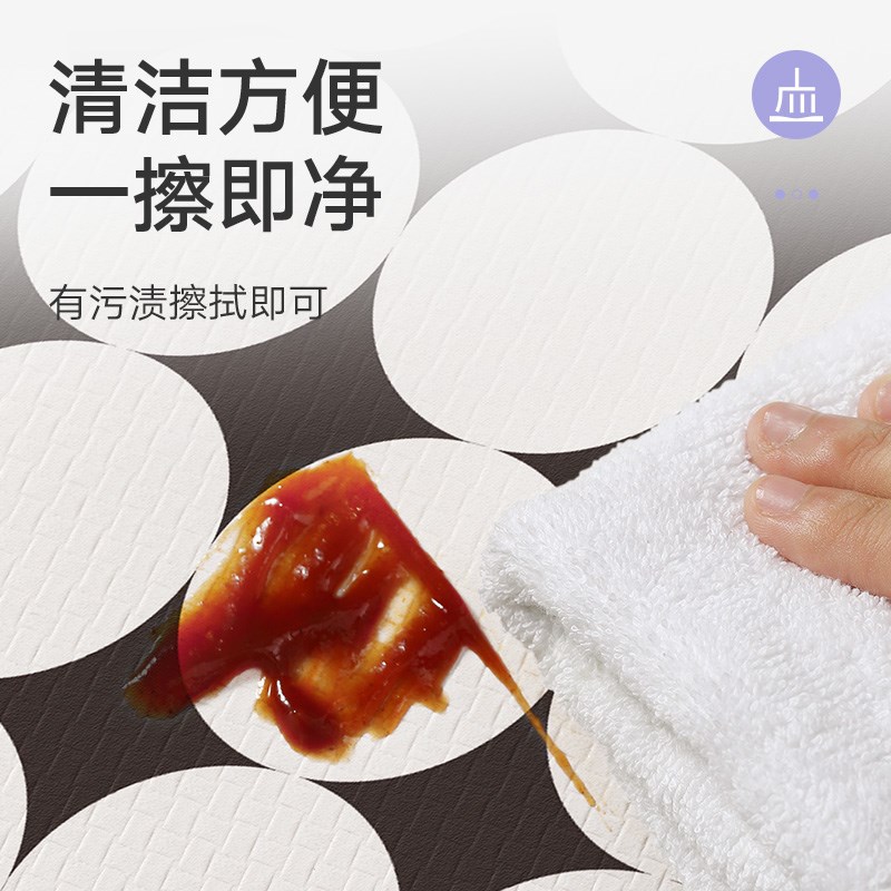 大江地垫欧式厨房专用垫子家用高端防滑防油地毯可擦洗PVC踩脚垫