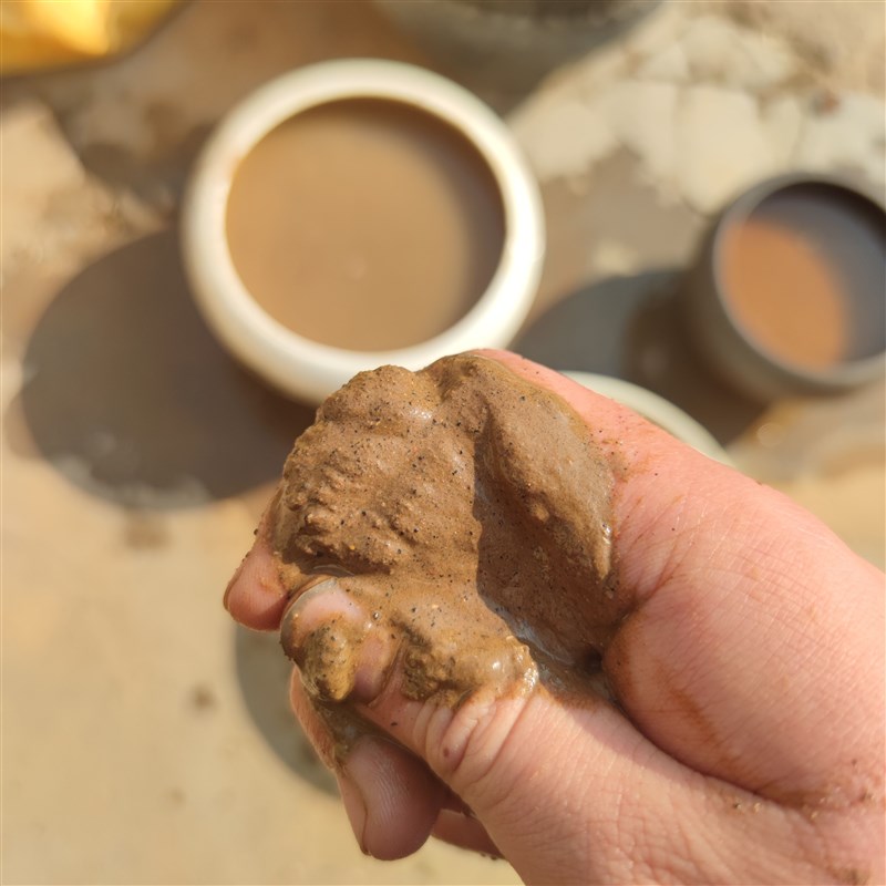 碗莲荷花睡莲专用泥 水生植物田园土细泥土营养土非荷塘鱼塘淤泥