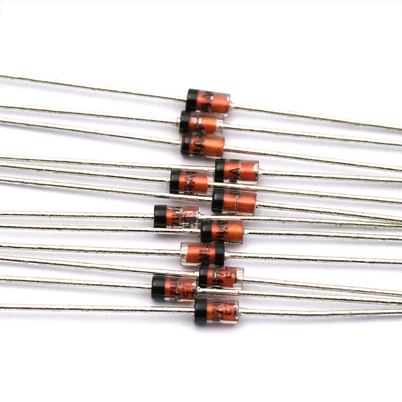 1N4744 IN4744A 4744 稳压二极管直插玻璃稳压管  1W 15V (30个)