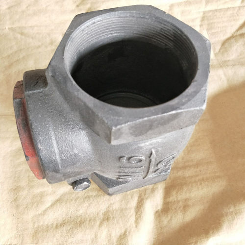 加厚铸铁止回阀丝口H14T卧式内螺纹逆止阀DN40 65 80管道单向阀