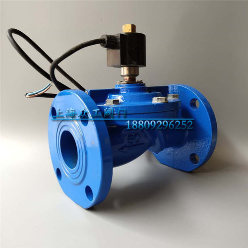 DF1铸铁水用电磁阀24v220v常开法兰电磁开关阀DN50 65 80 100 150