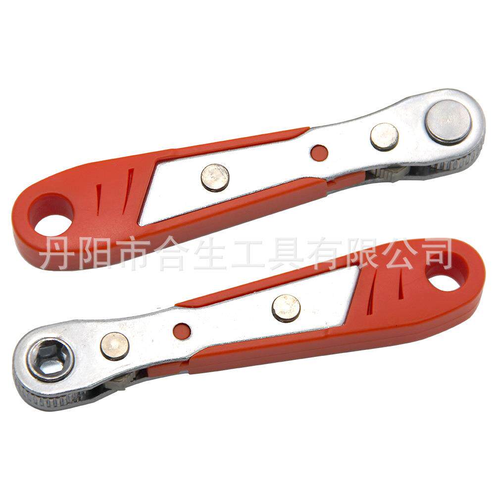 双向多功能正反转棘轮螺丝刀磁性扳手十字一字拧螺丝批头手柄跨境