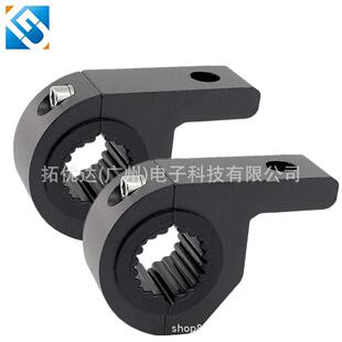 跨境 汽车摩托车越野车前保险护杠车顶行李架led射灯管夹旗杆支架