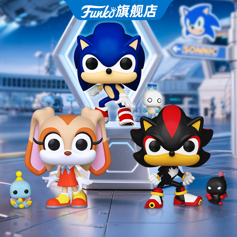 Funko刺猬索尼克夏特周边手办