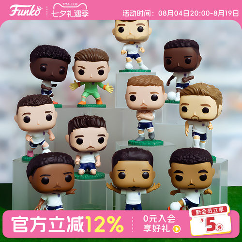 Funko足球英格兰法国国家队手办