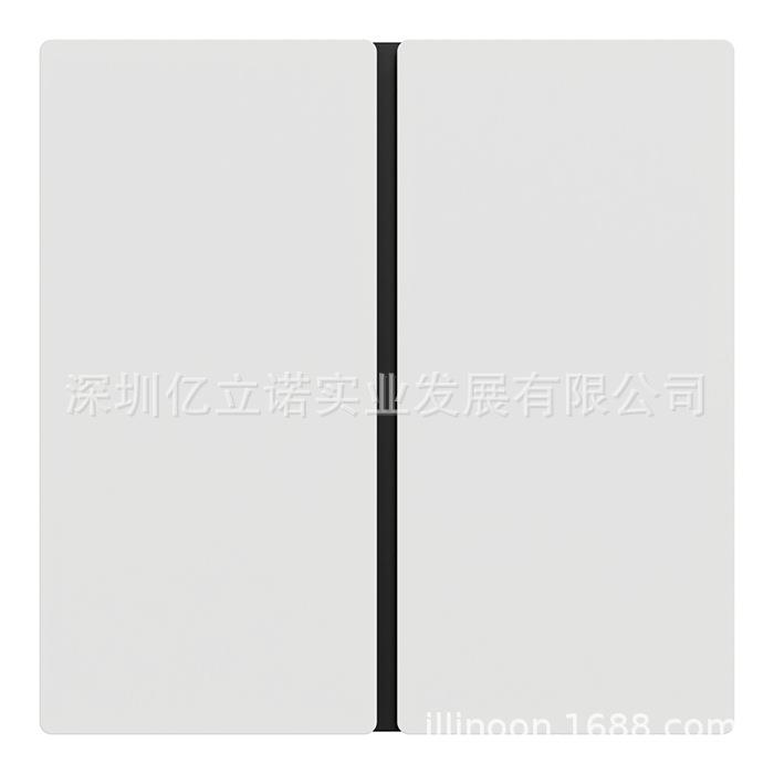 NX境悦系列白色2键智能开关控制面板C2E616101_WE_C1B