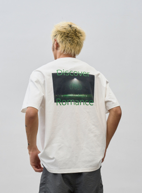 ARTvoz【梦叁】后背艺术印花短袖240g凉感索罗娜休闲T恤半袖男夏