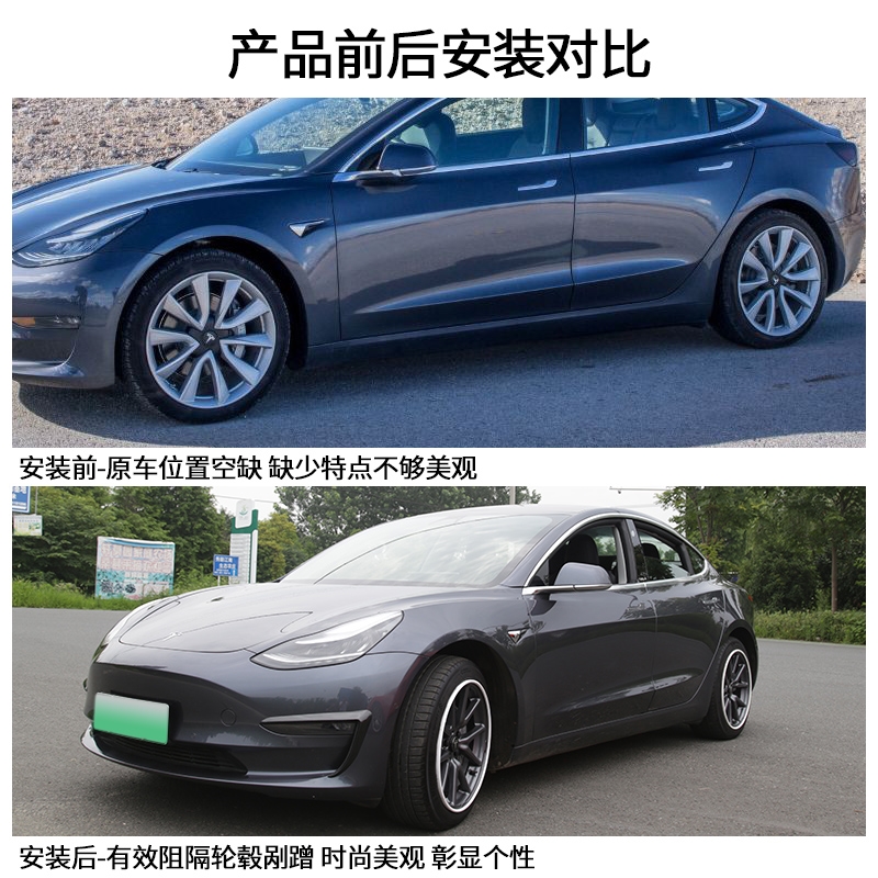 适用于宝马1系118i120i125i汽车车轮毂防擦亮条改装饰防撞胶条贴