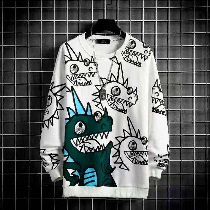 청소년 가을 운동복 정장 남자의 느슨한 학생 가을 두 조각 세트 잘 생긴 어린이 스포츠 정장