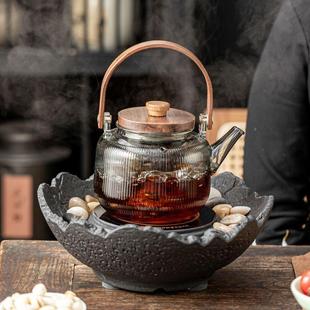 活动中 围炉煮茶电陶炉家用全套网红烤茶罐罐茶煮茶器玻璃茶壶