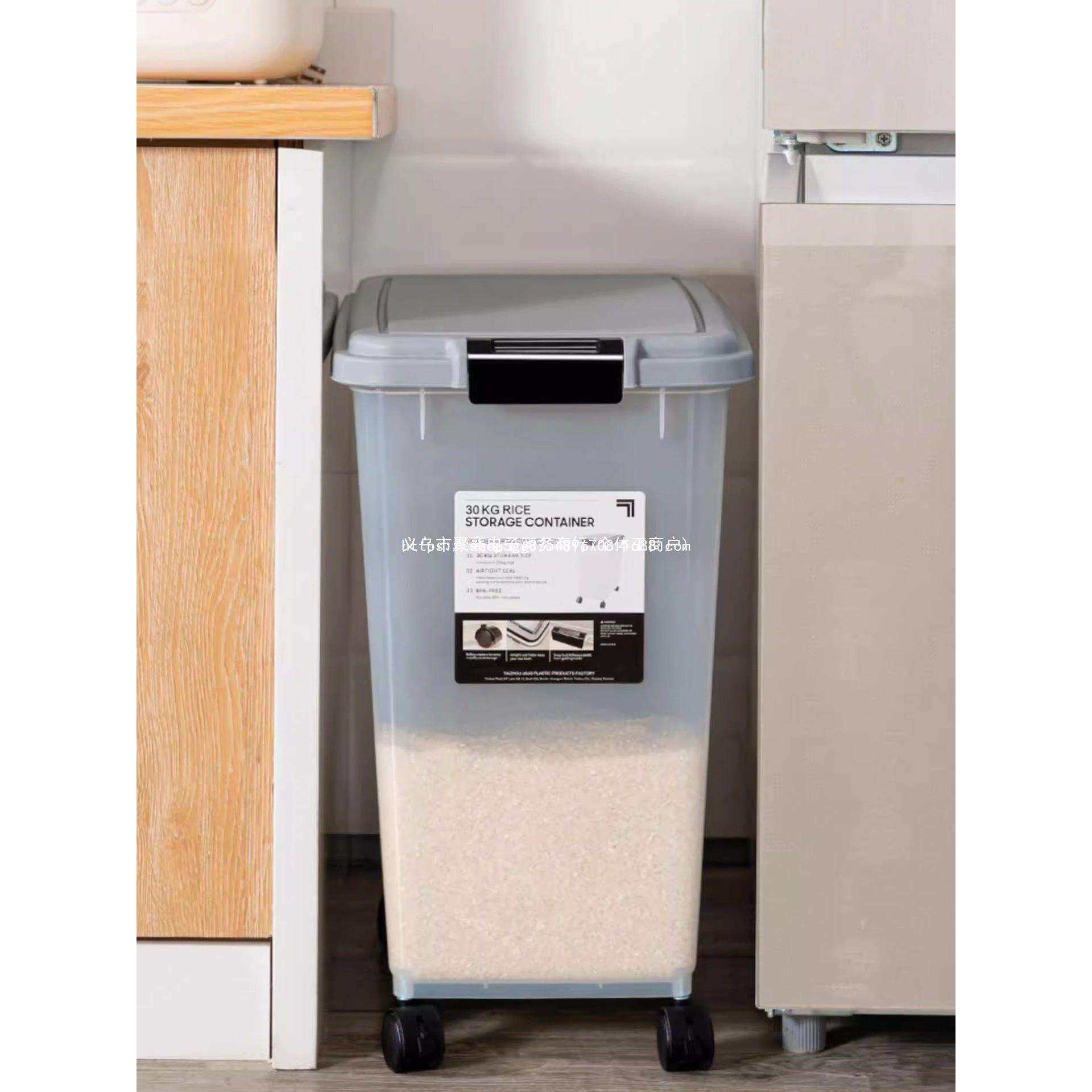 米桶窄高型斤装大容量透明储物箱带轮方形窄型日式夹缝塑料桶跨,电子元器件市场,集成电路（IC）,淘宝优惠券,粉丝福利购,淘宝优惠卷