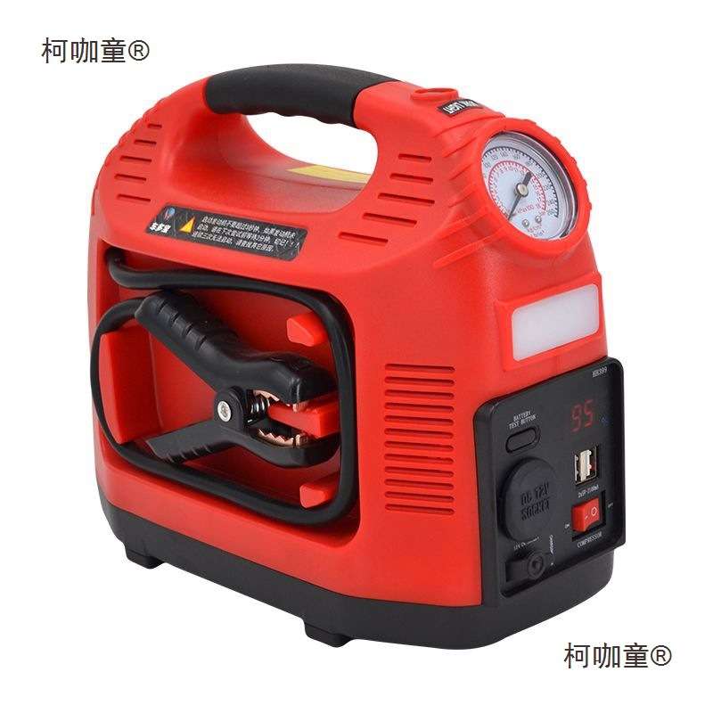 汽车应急启动电源12V户外多功能充气泵一体机救急备用打火麦太保