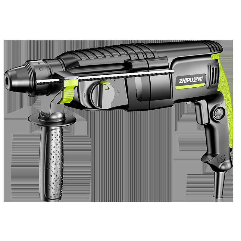 德国芝浦轻型电锤电镐电钻小型家用大功率工业级冲击钻混凝土电锺