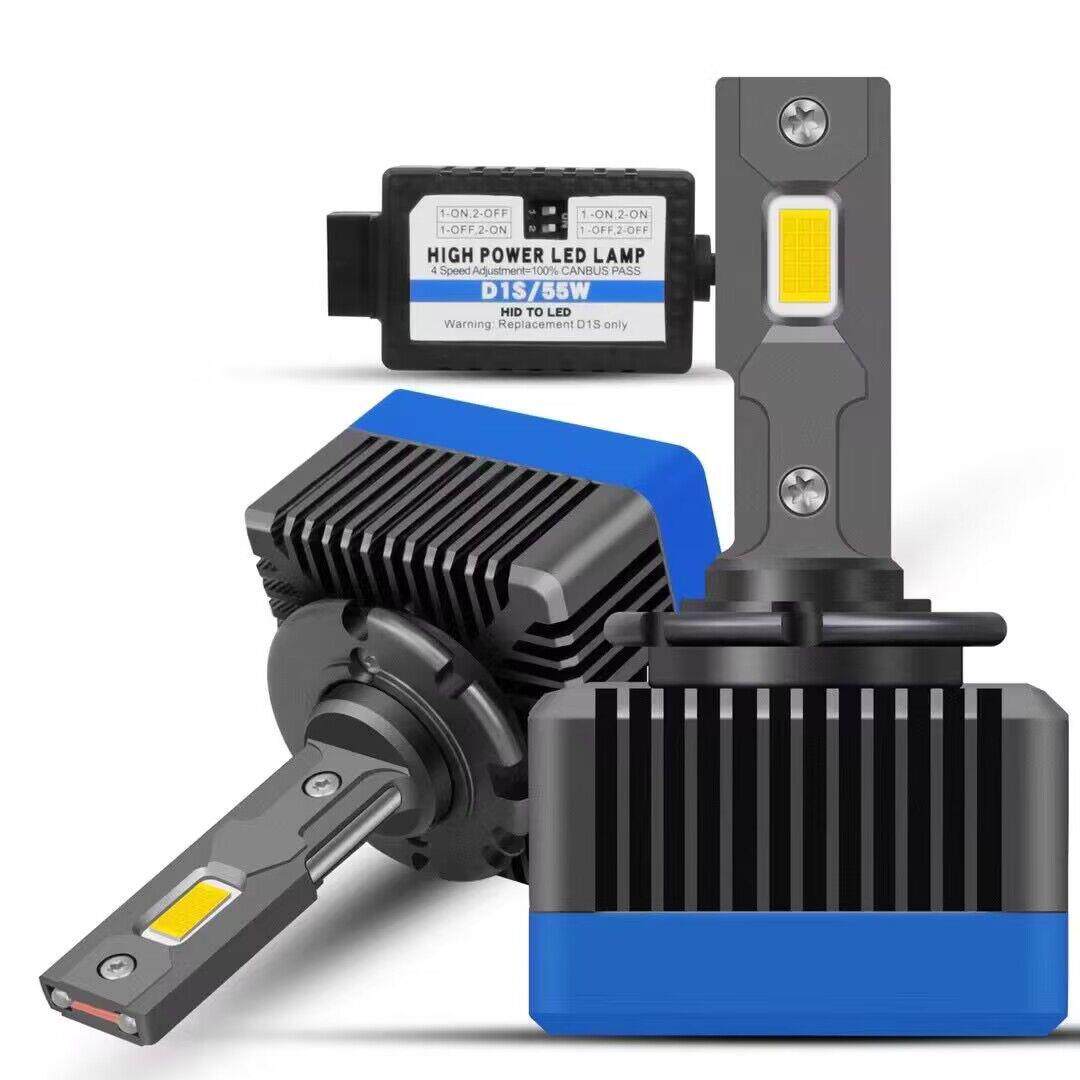 跨境热销汽车led大灯d1s/D2S/D3S D4S/D5SD8S大功率55W双铜管大灯